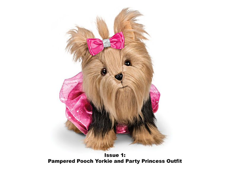 Hold That Pose Plush Yorkie & Accessory Collection