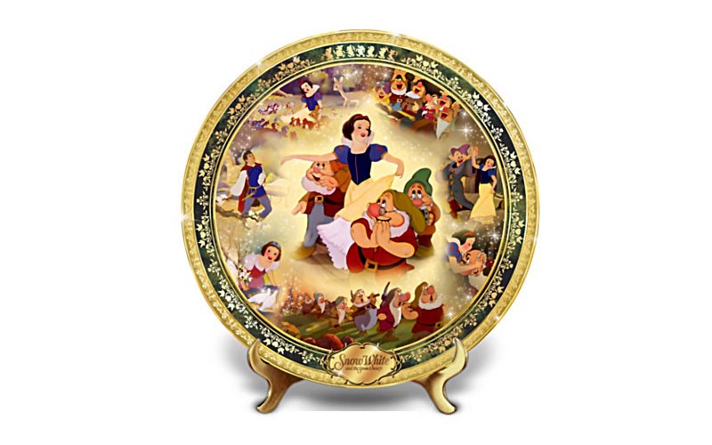 Snow White And The Seven Dwarfs 80th Anniversary Plate