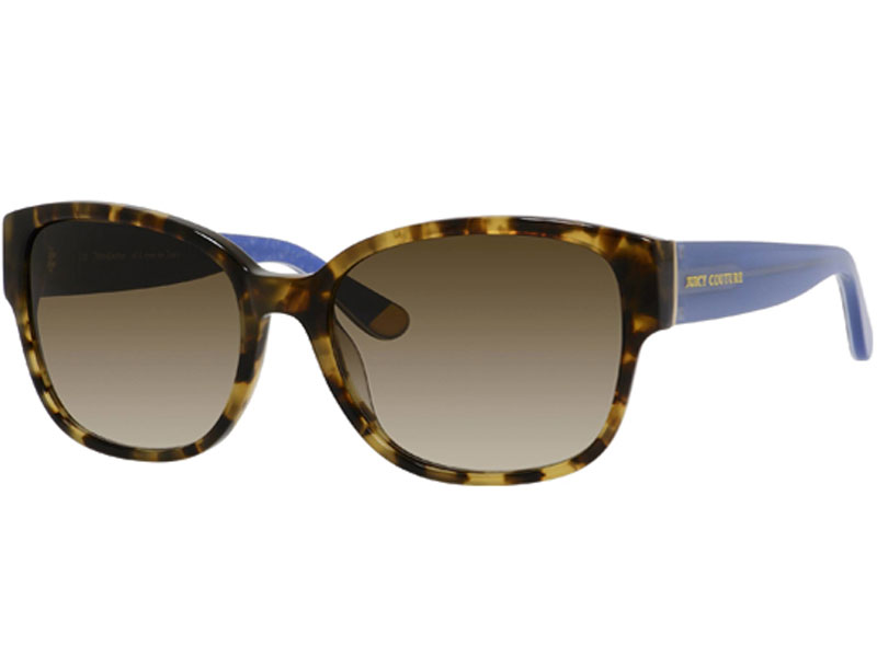 Juicy Couture Camel Tortoise Soft Square W-Gradient Lens Women's Sunglasses