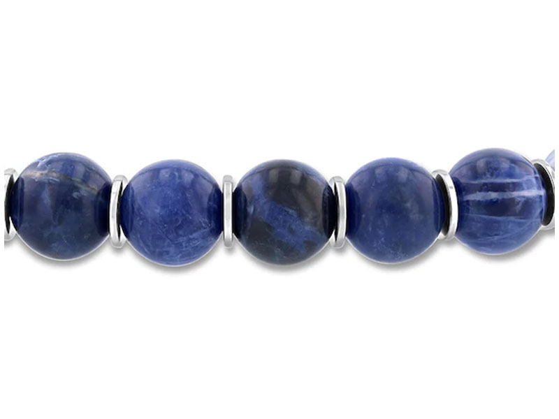 Jared Sodalite Men's Bolo Bracelet Stainless Steel