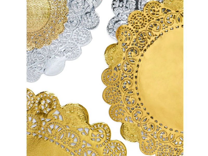 Classic Metallic Doilies