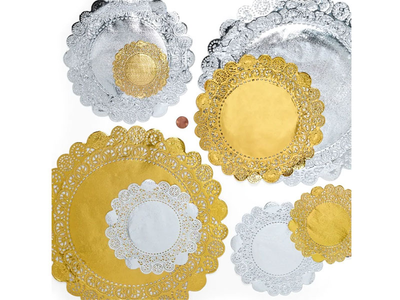 Classic Metallic Doilies