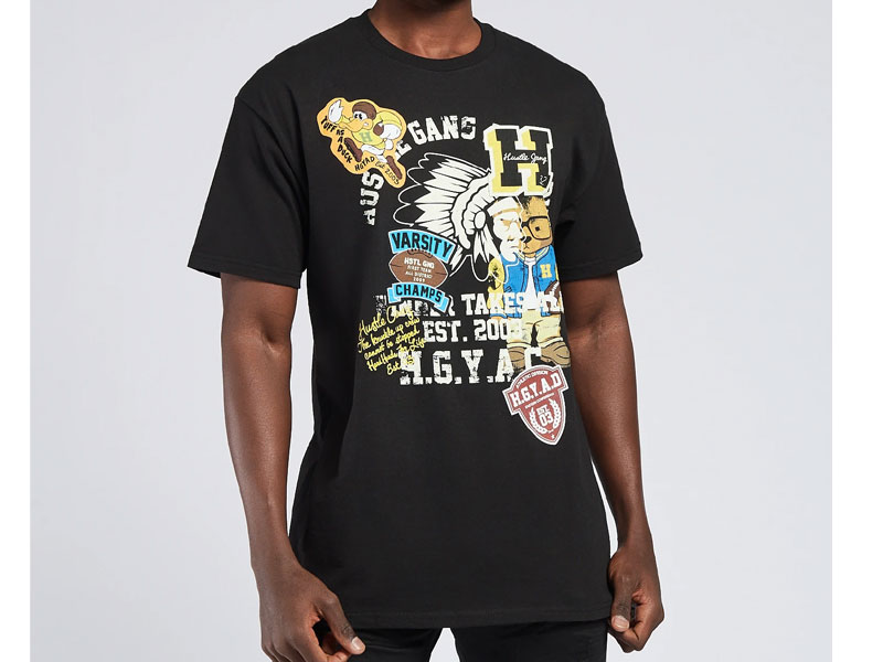 Men's Hustle Gang The Huddle Short Sleeve Tee