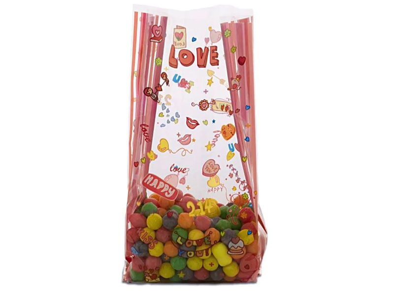 Happy Valentines Patterned Cello Bags