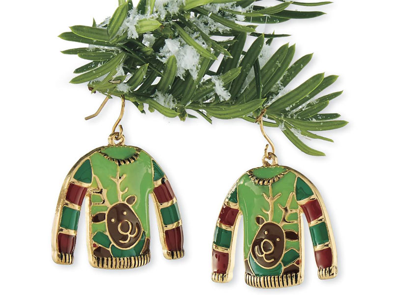 Ugly Sweater Earrings For Women