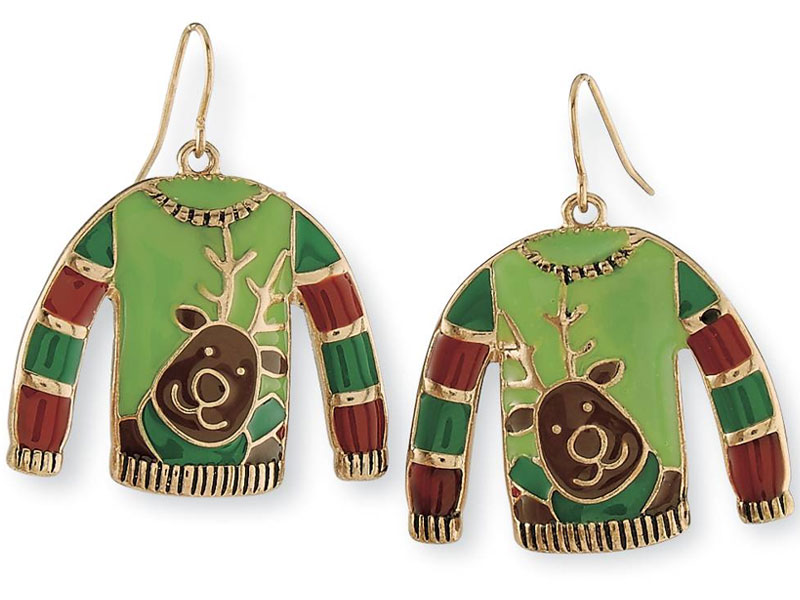 Ugly Sweater Earrings For Women