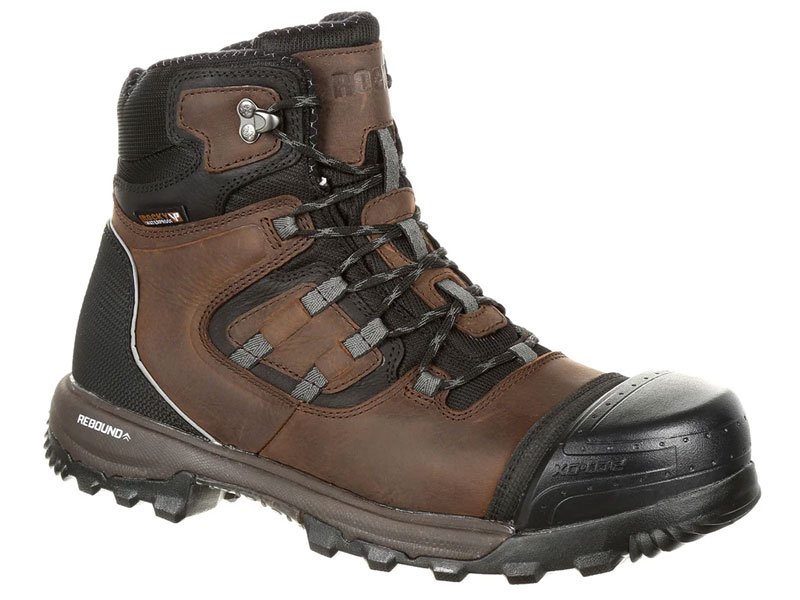 Men's Rocky XO-Toe 5 inch Composite Waterproof Composite Toe Work Boots