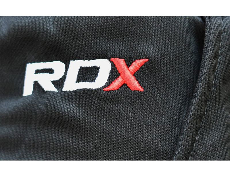 RDX 1B Terry Fleece Jogger Sweatpants Black White