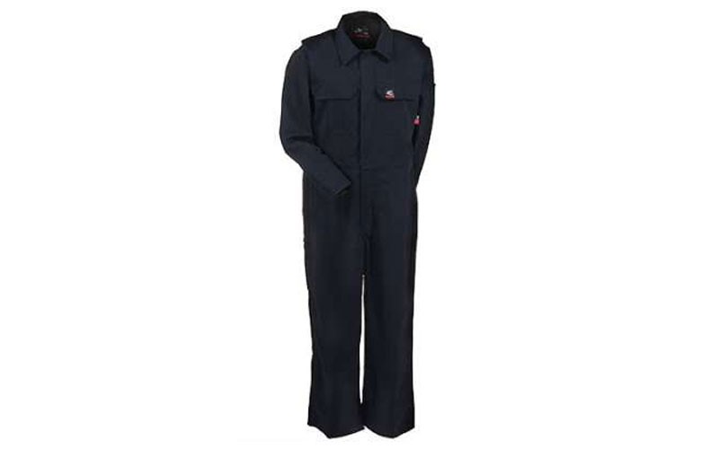 Black Stallion Coveralls Men's CT7B2 NV Tecasafe Plus Flame-Resistance Coverall