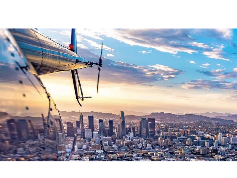 Private Helicopter Tour Los Angeles Downtown LA 30 Minutes