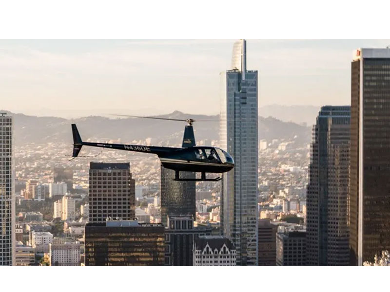 Private Helicopter Tour Los Angeles Downtown LA 30 Minutes