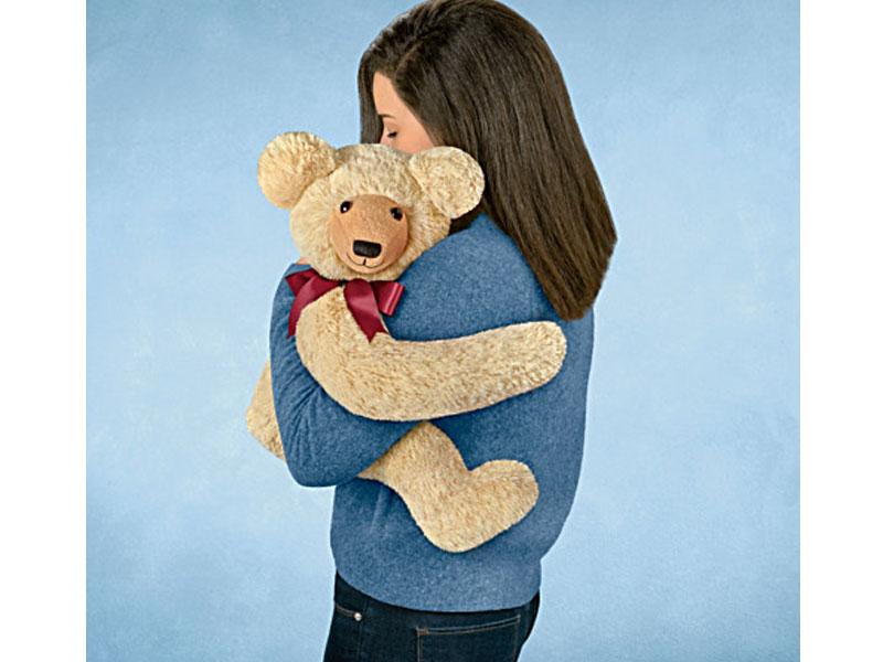 Dawn Santagata Plush Teddy Bear With Lifelike Heartbeat