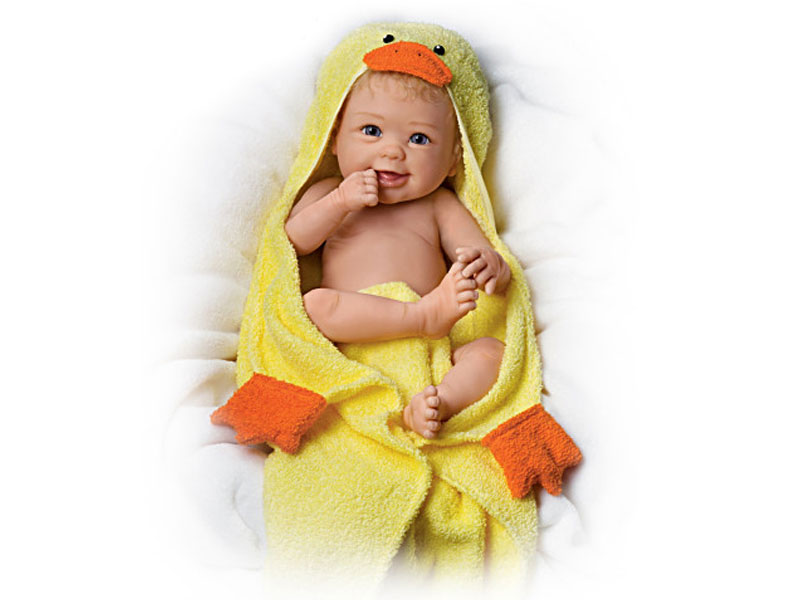 Linda Murray Rub-A-Dub-Dub Baby Doll With Bath Accessories