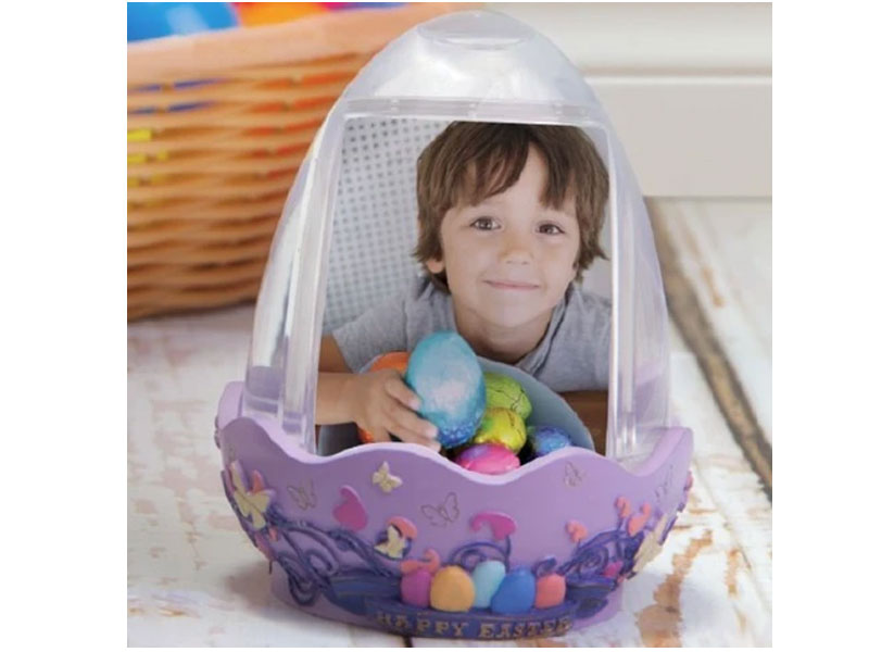 Easter Egg Photo Snow Globe With Resin Base