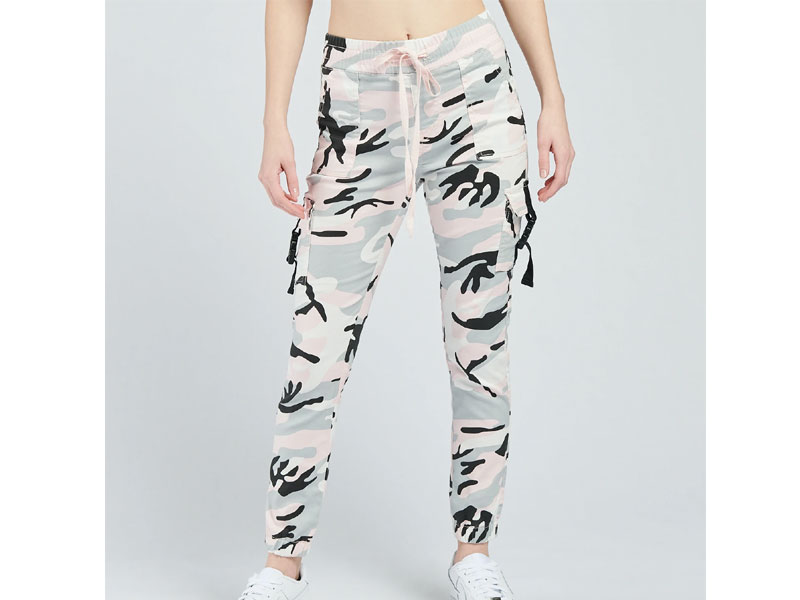 Essentials Women's Camo Cargo Jogger Pants