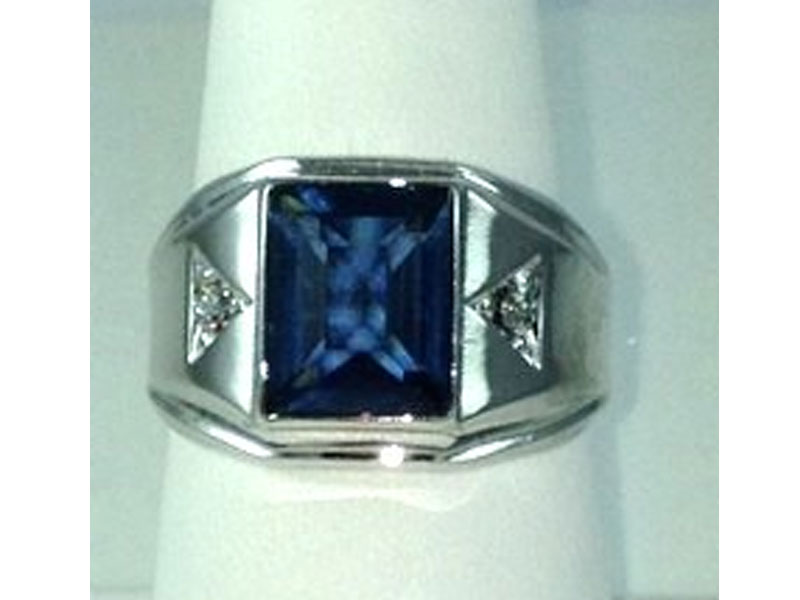 Men's Dr187 Sapphire Ring