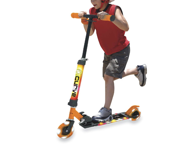 Dazzler LED Light-Up Folding Kick Scooter