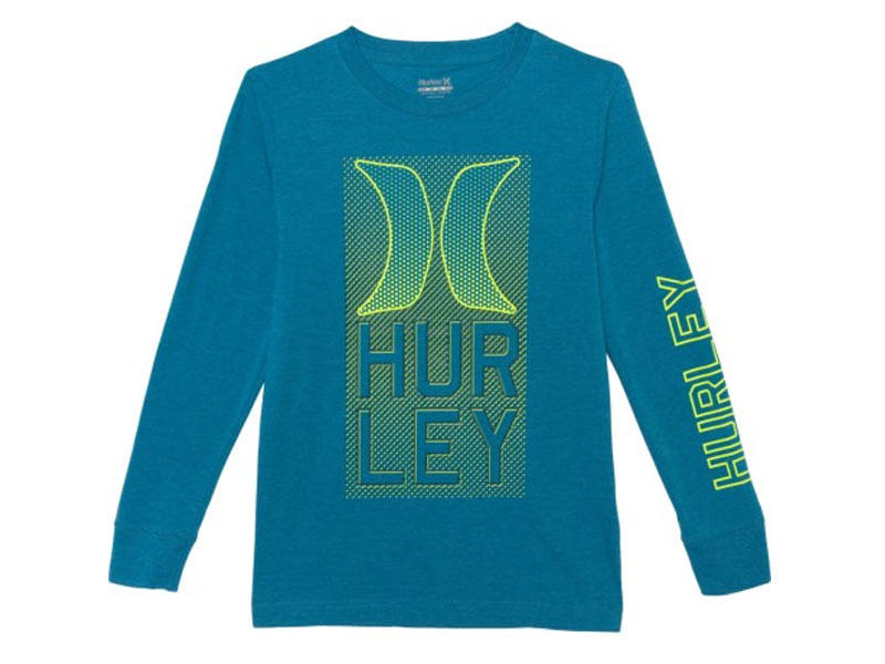 Hurley Fashion T-Shirt Long Sleeve For Big Boys