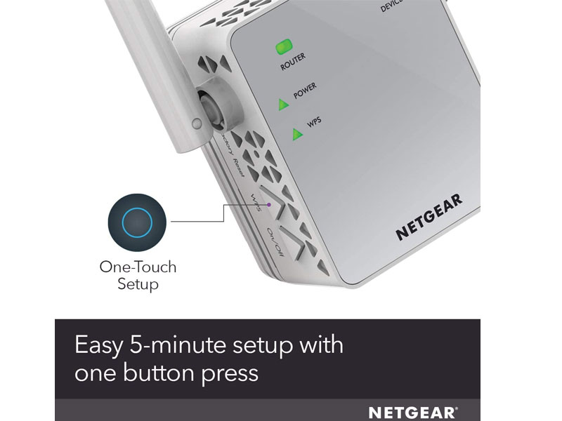 Netgear Wi-Fi Range Extender EX3700 Coverage Wireless Signal Booster & Repeater