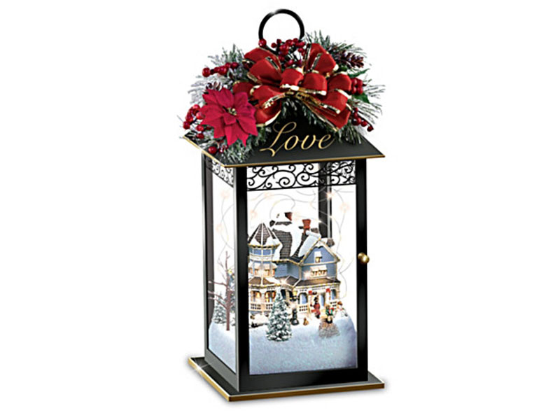 Thomas Kinkade Illuminated Holiday Centerpiece Collection