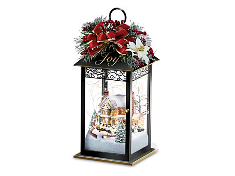 Thomas Kinkade Illuminated Holiday Centerpiece Collection