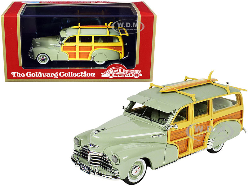 1948 Chevrolet Fleetmaster Station Wagon Model Car By Goldvarg Collection