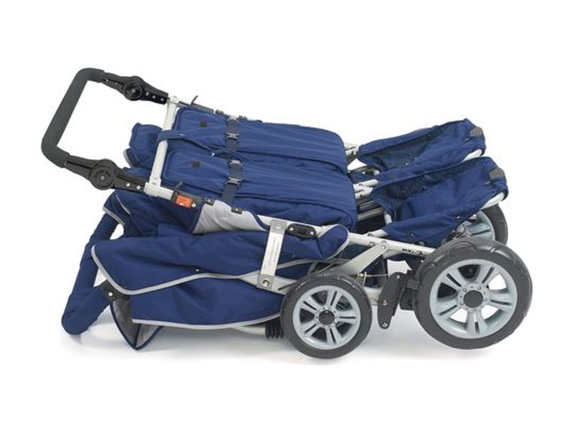 Angeles SureStop Folding Commercial Bye-Bye Stroller 4 Passenger