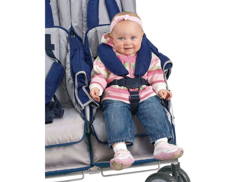 Angeles SureStop Folding Commercial Bye-Bye Stroller 4 Passenger