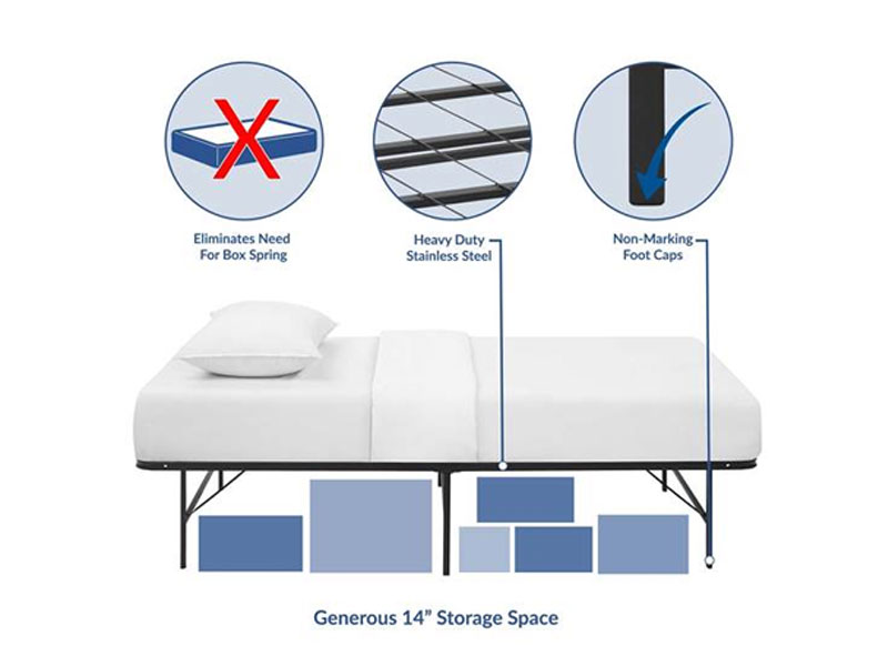 Horizon Stainless Steel Bed Frame