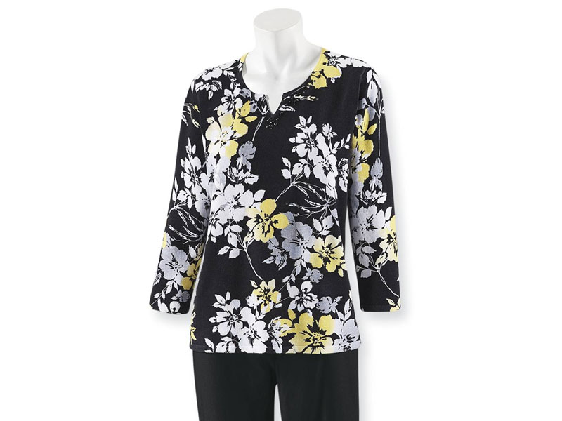 Women's Alfred Dunner Meadow Flowers Sweater