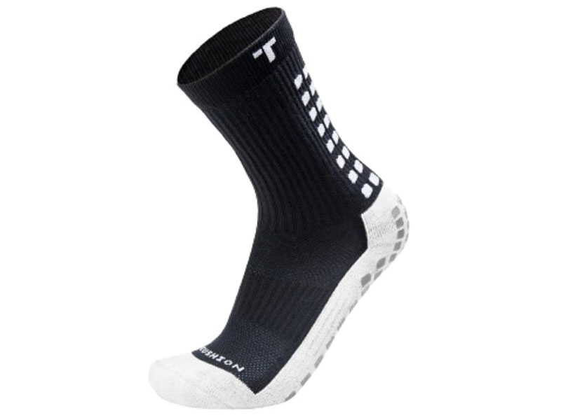 TruSox 3.0-Crew Length Black Cushioned Socks