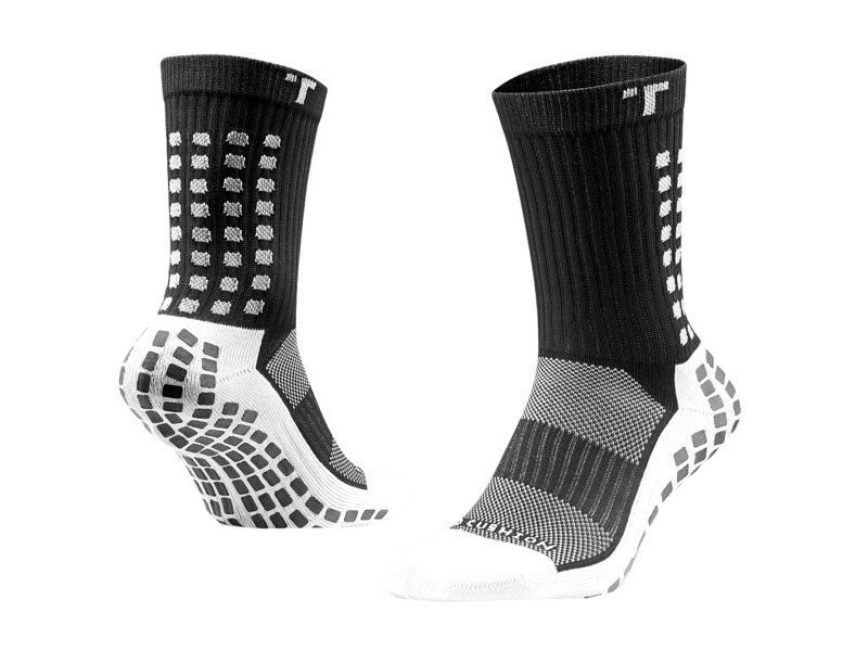 TruSox 3.0-Crew Length Black Cushioned Socks