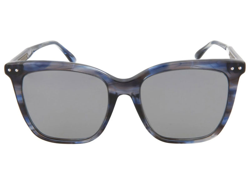 Bottega Veneta Square Rectangle Sunglasses