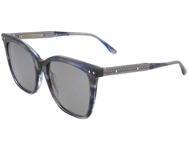 Bottega Veneta Square Rectangle Sunglasses