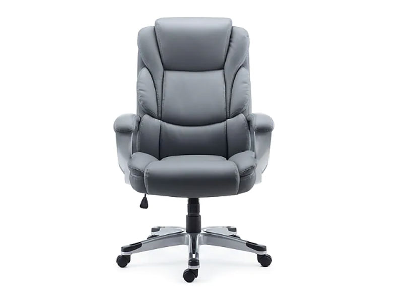 Staples Mcallum Bonded Leather Manager Chair Gray 51474