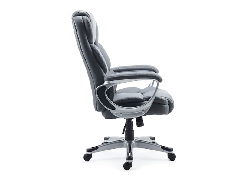 Staples Mcallum Bonded Leather Manager Chair Gray 51474