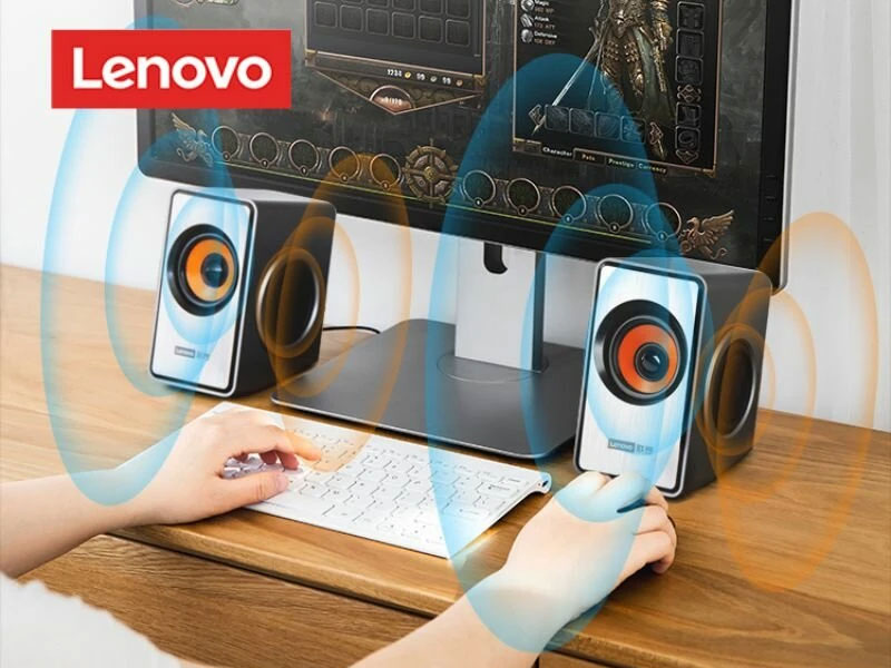 Lenovo Audio M550 Computer Desktop Speaker 4D Stereo Sound Dual Speaker