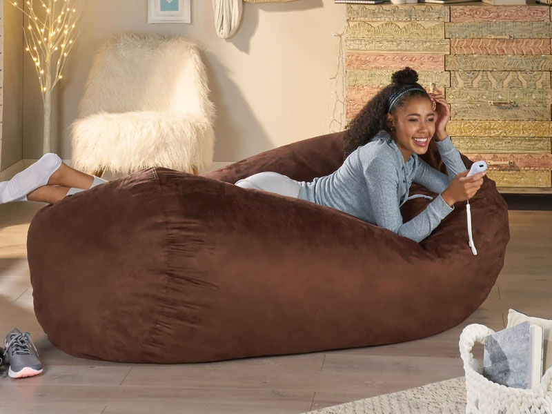 Barracuda Traditional 6.5 Foot Suede Bean Bag