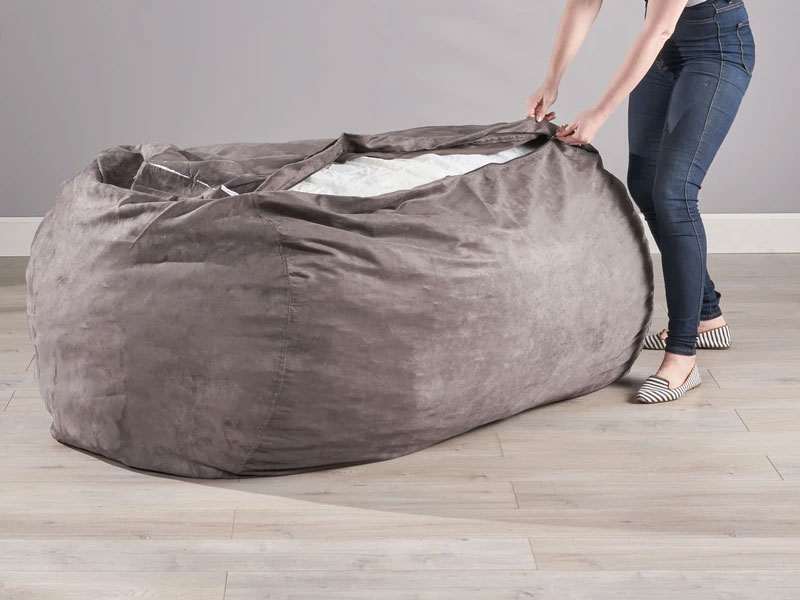 Barracuda Traditional 6.5 Foot Suede Bean Bag