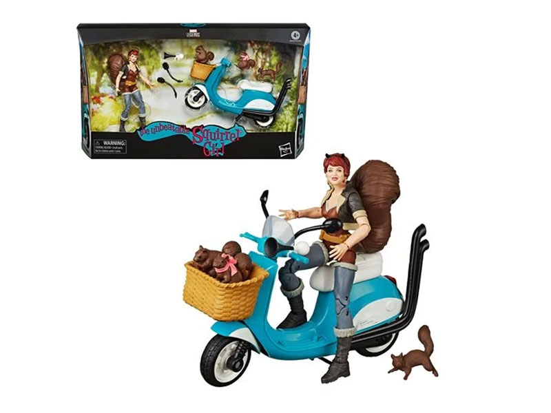 Marvel Legends The Unbeatable Squirrel Girl  Action Figure With Vespa Vehicle