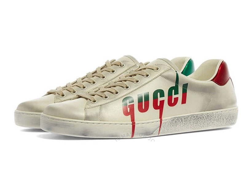 Gucci Men's Ace Sneakers With Gucci Blade