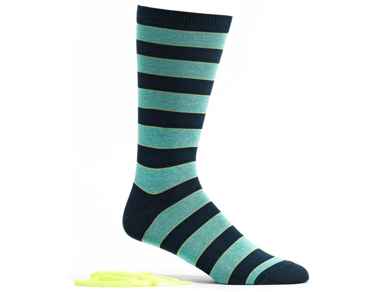 Neon Stripe Socks For Women