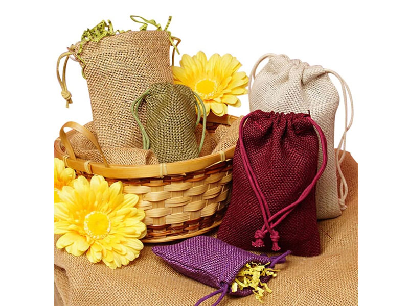 Colored Jute Bags