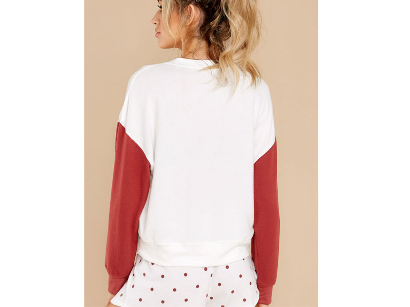 Women's Elle Make It Rein Rosy Red Sweatshirt