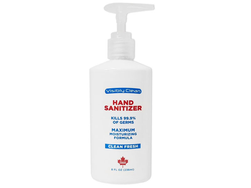 Visibly Clean Promotional Hand Sanitizers 8 Oz Hand Sanitizer Gel