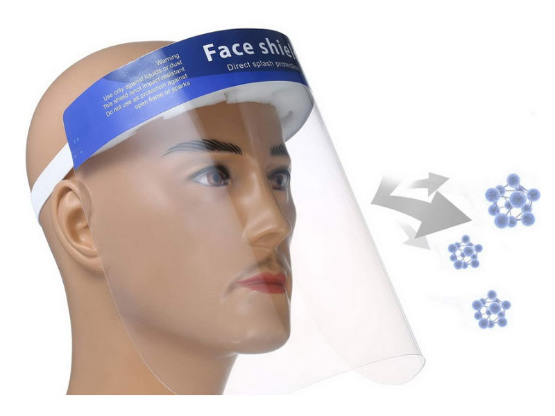 High Quality Face Shield 10 Pack Free 4oz. Bottle Of Hand Sanitizer Included