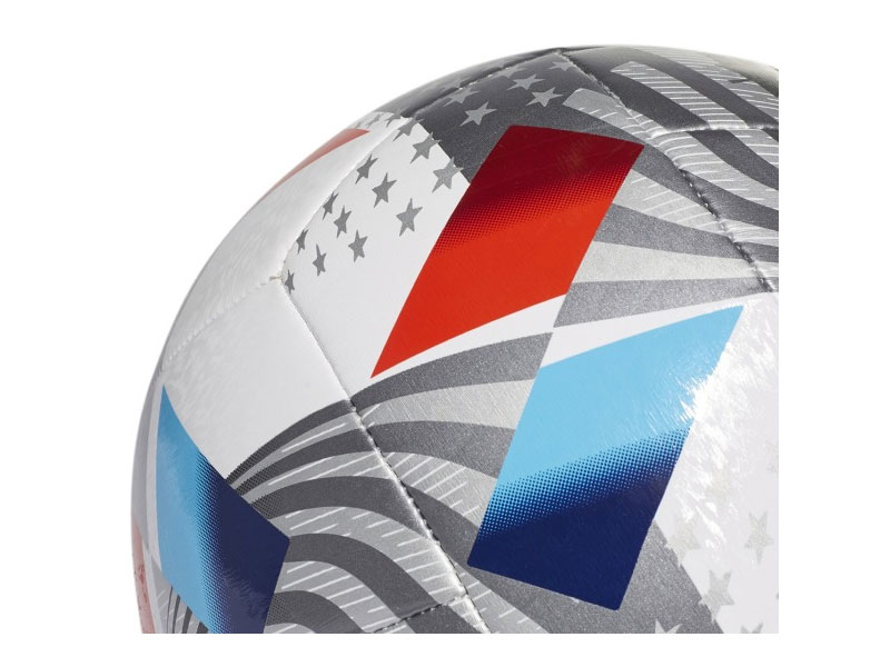 Adidas MLS Top Training White Blue Red Soccer Ball