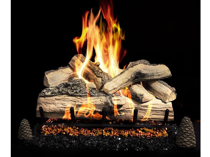 Firenado 24-Inch Split Oak Gas Logs Logs Only Burner Not Included