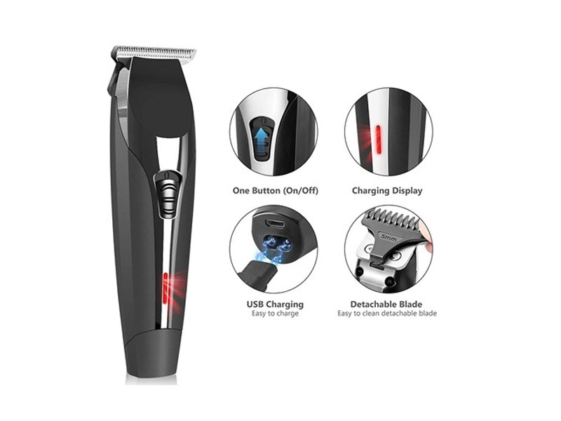 Zamat Professional Wireless Rechargeable Hair Clippers & Beard Trimmer