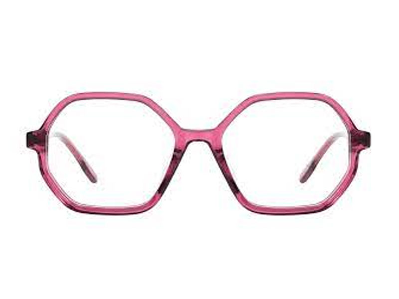 Eureka Polygon Purple Eyeglasses For Women